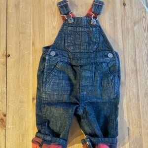GAP Dark Blue Kids Overalls with Red Accents